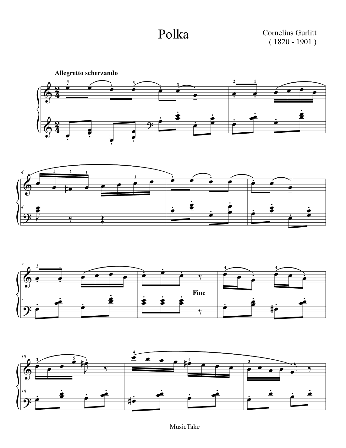 Gurlitt Polka (arr. Ben Choupak)