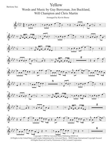 Yellow (arr. Kevin Busse)