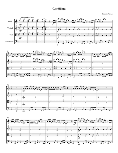 Cordillera (arr. Ulises Cabrera)