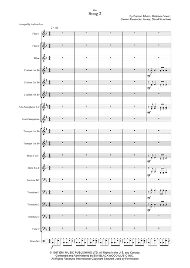 Song 2 (arr. Andreas Lux)