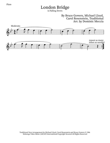 London Bridge (arr. Dominic Meccia)