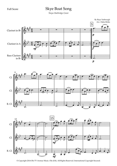 Skye Boat Song (arr. Fabio Britto)