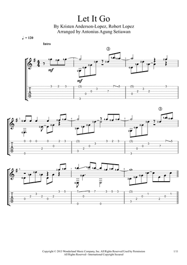 Let It Go (demi Lovato Version) (arr. Antonius Agung Setiawan)
