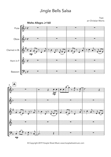 Jingle Bells Salsa (arr. Hoopla Sheet Music)
