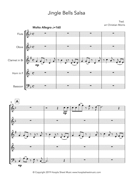 Jingle Bells Salsa (arr. Hoopla Sheet Music)