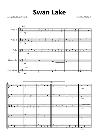 Swan Lake (arr. Glauco Fernandes)