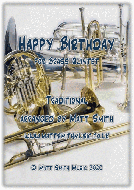 Happy Birthday - BRASS QUINTET (arr. Matt Smith)