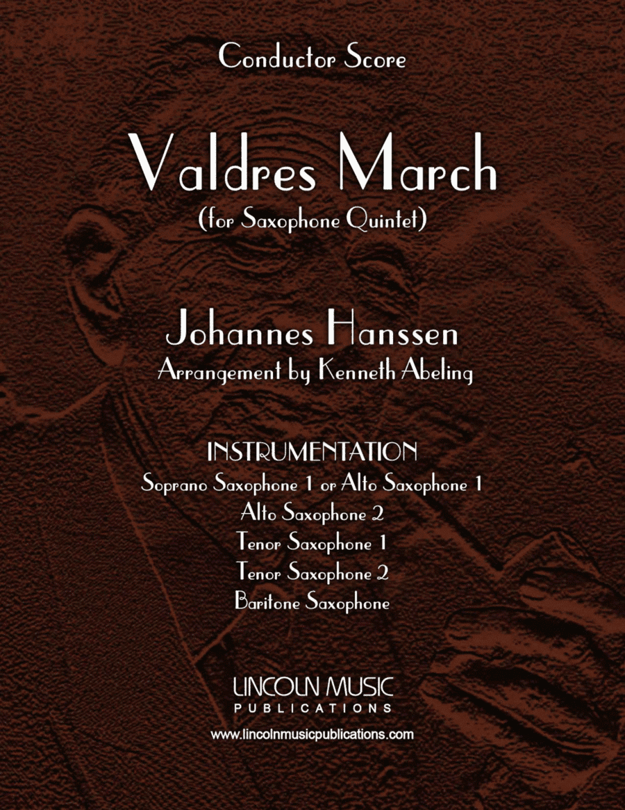 Valdres March (for Saxophone Quintet SATTB or AATTB) (arr. Kenneth Abeling)