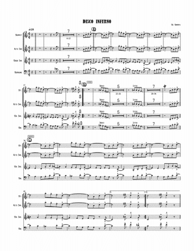 Disco Inferno (arr. Jesse Audelo)
