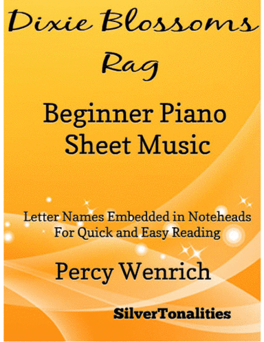 Dixie Blossoms Rag Beginner Piano Sheet Music (arr. SilverTonalities)