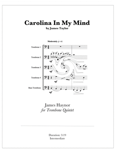 Carolina In My Mind (arr. James Haynor)