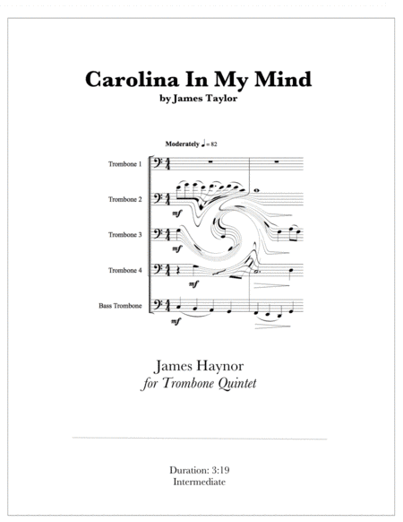 Carolina In My Mind (arr. James Haynor)