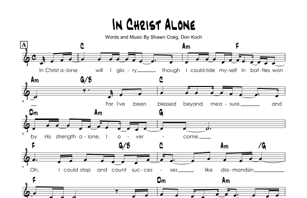 In Christ Alone (arr. Brian Kim)