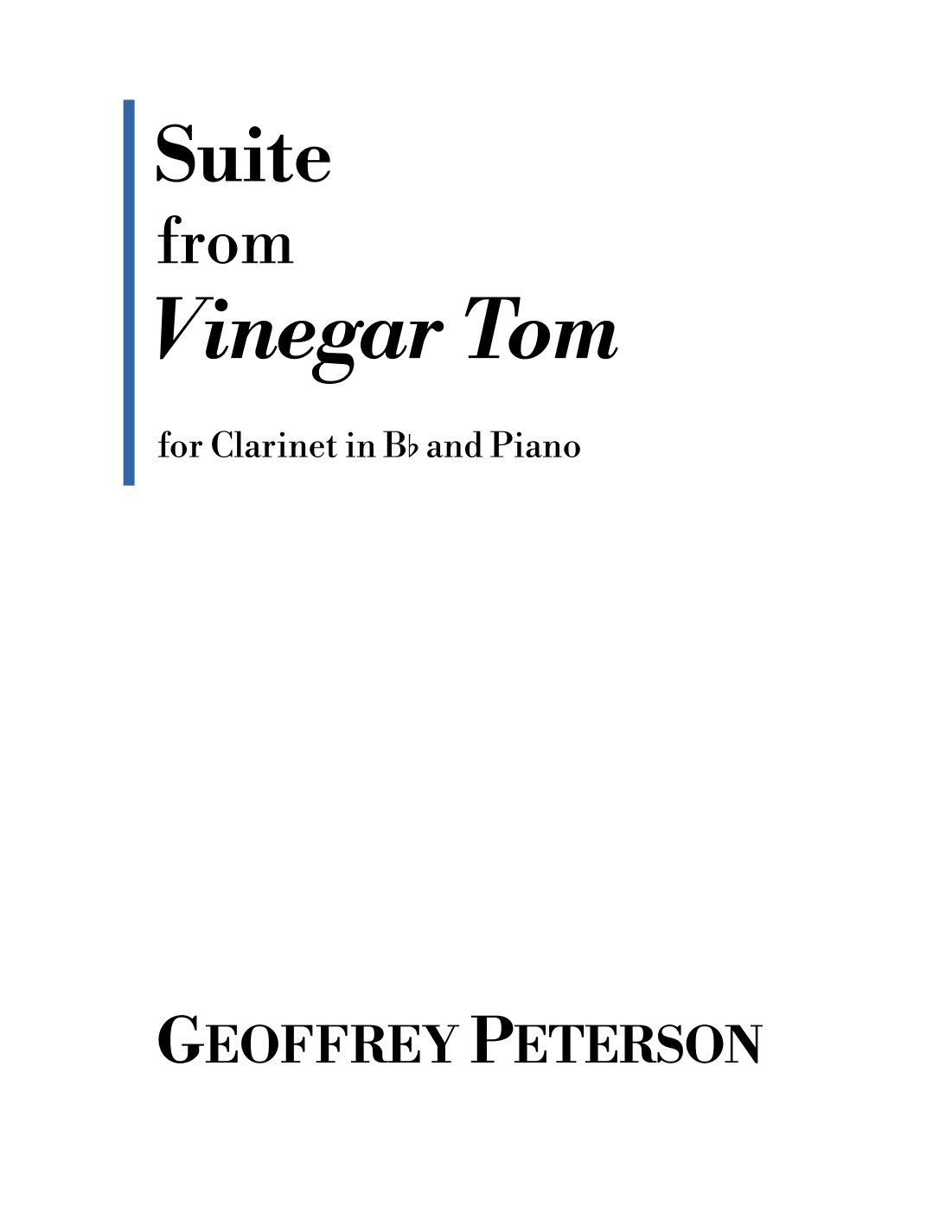 Suite from Vinegar Tom
