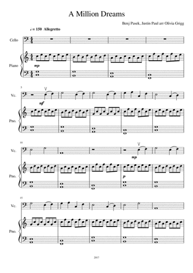 A Million Dreams (arr. Olivia Grigg)