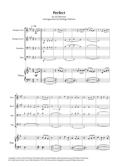 Perfect (arr. Rodrigo Faleiros)