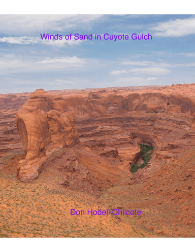 Winds of Sand in Cuyote Gulch