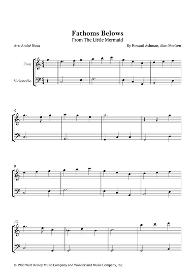Fathoms Below (arr. André Nusa)