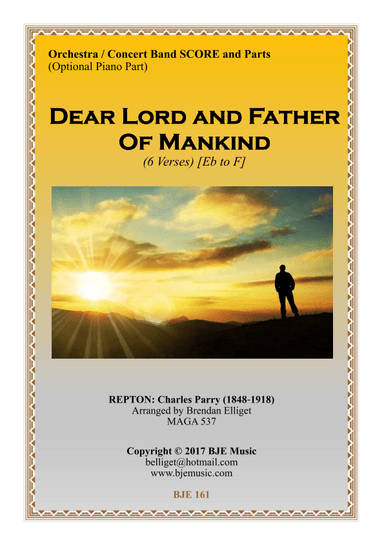 Dear Lord and Father of Mankind (REPTON) - Orchestra/Concert Band (arr. Brendan James Elliget MAGA 537)