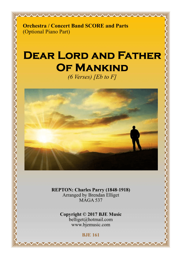 Dear Lord and Father of Mankind (REPTON) - Orchestra/Concert Band (arr. Brendan James Elliget MAGA 537)