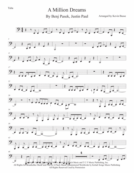 A Million Dreams (arr. Kevin Busse)