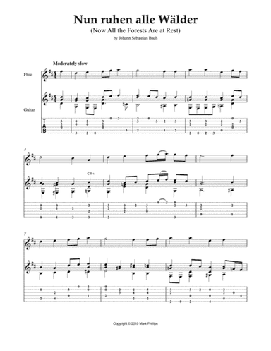 Nun ruhen alle Wälder (Now All the Forests Are at Rest) (arr. Mark Phillips)