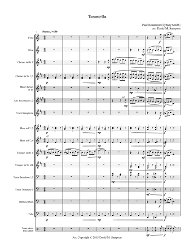 Tarantella (arr. David M. Sampson)
