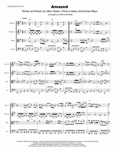 Amazed (arr. Katrina Wreede)