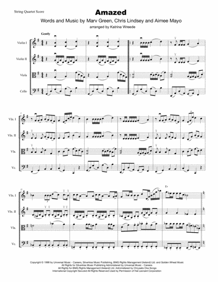 Amazed (arr. Katrina Wreede)