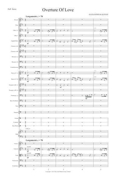 Overture of Love (2012) - Study Score