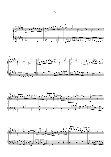 J.S.Bach:Three-Part Sinfonia No.6