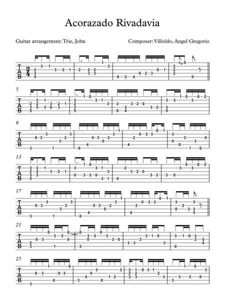 Acorazado Rivadavia (arr. John Trie)