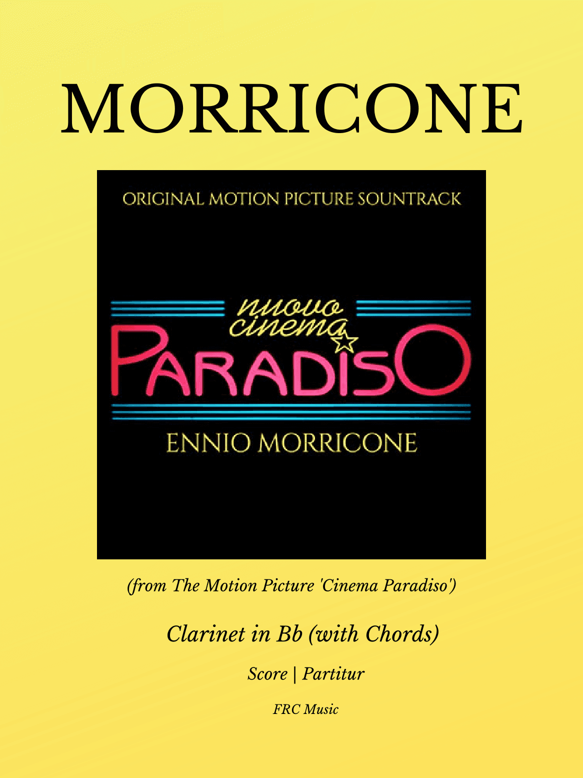 Nuovo Cinema Paradiso (arr. Flavio Regis Cunha)