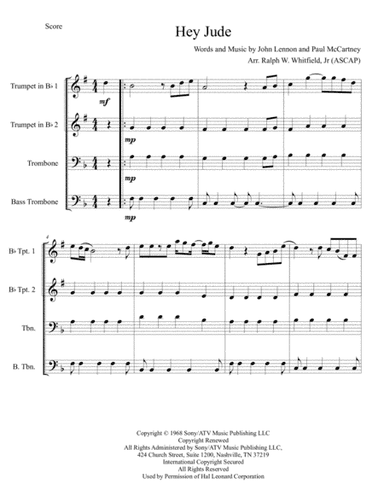 Hey Jude (arr. Ralph W. Whitfield, Jr.)