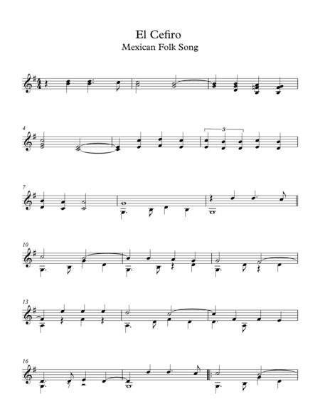 El Cefiro (arr. Milan Mitic)