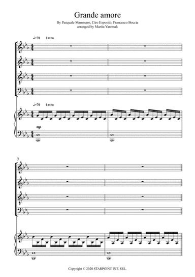 Grande Amore (arr. Mariia Yaremak)