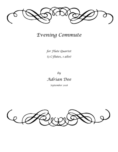 Evening Commute (flute quartet)