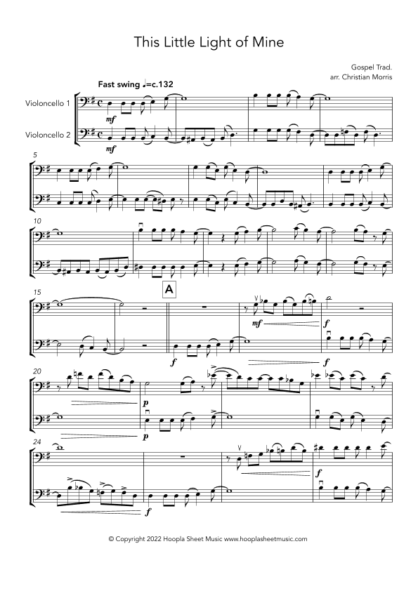 This Little Light of Mine (arr. Christian Morris)