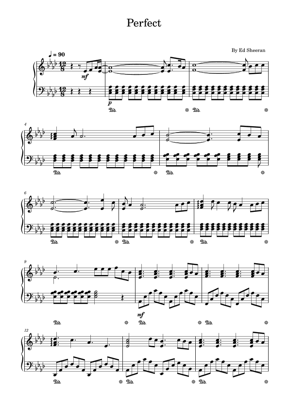 Perfect (arr. poon)