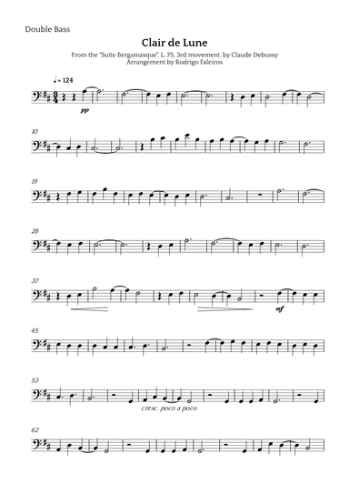 Clair de Lune (arr. Rodrigo Faleiros)