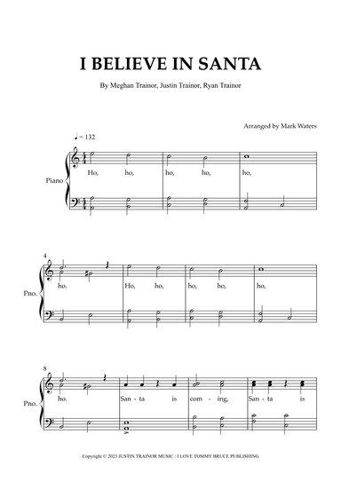 I Believe In Santa (arr. Mark Waters)