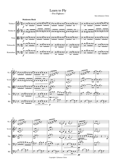 Learn To Fly (arr. Johannes Christ)