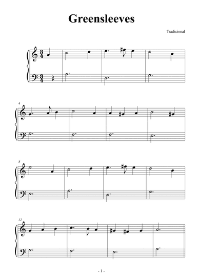 Greensleeves (arr. Douglas Passoni)