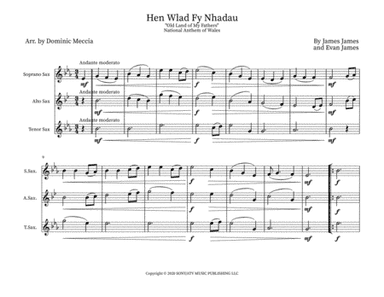 Hen Wlad Fy Nhadau (arr. Dominic Meccia)