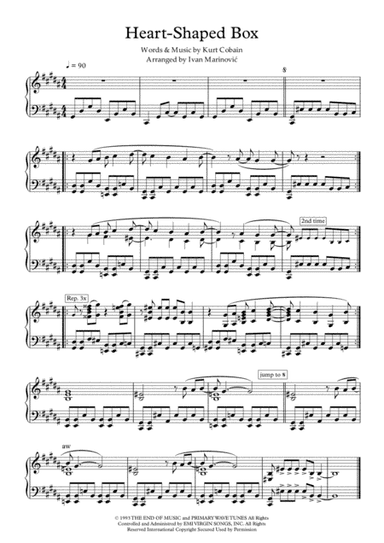 Heart Shaped Box (arr. Ivan Marinovic)