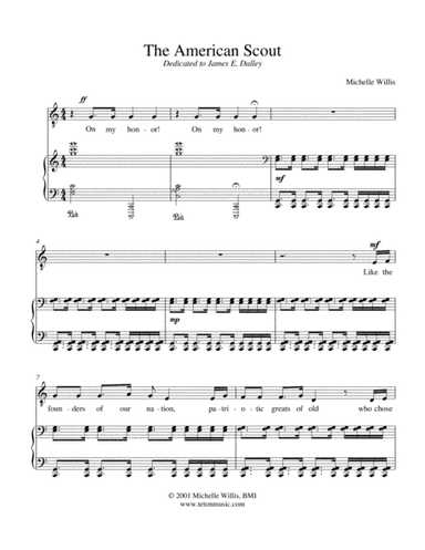 The American Scout (vocal solo)