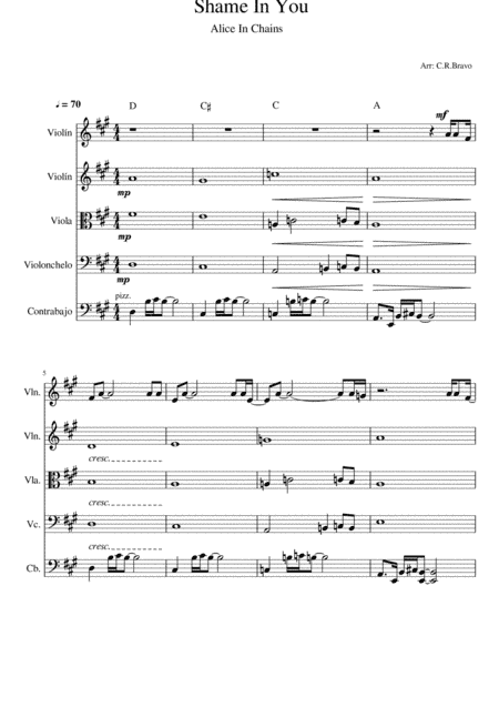 Shame In You (arr. Camila Bravo)
