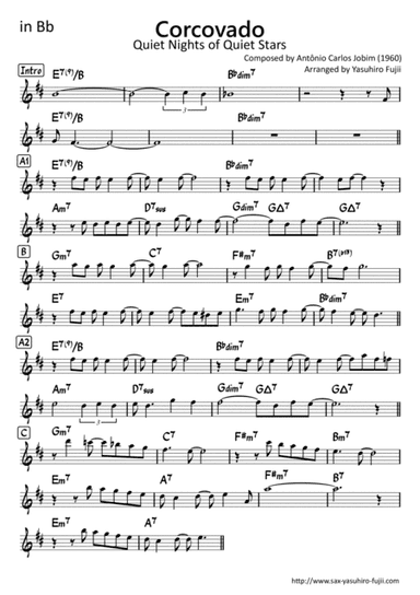 Quiet Nights (arr. Yasuhiro Fujii)