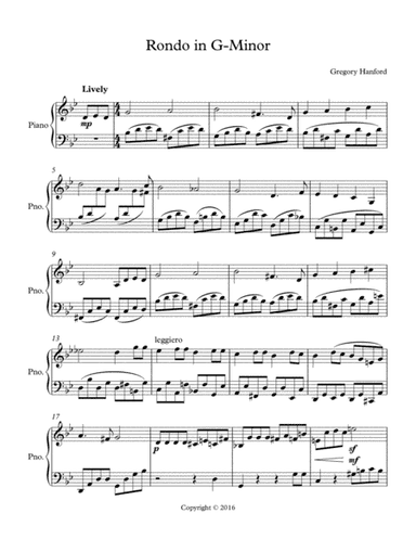 Rondo in G-Minor