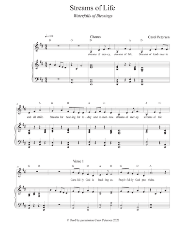 Streams of Mercy (Waterfalls of Blessings)